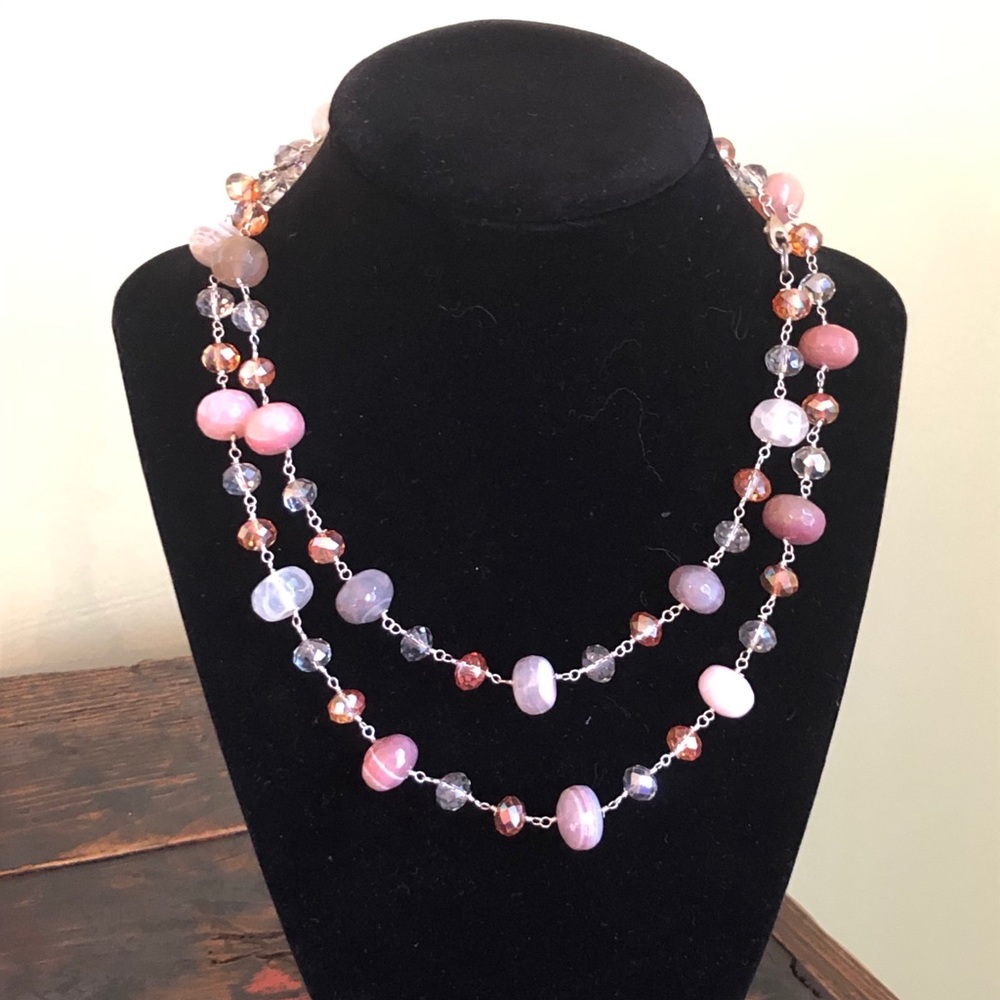 Cute Bead and Sterling Necklace